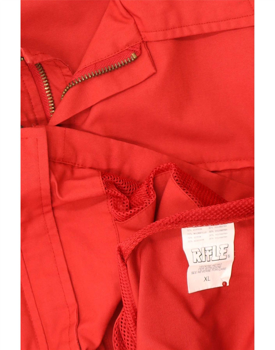 Rifle Herren-Utility-Jacke UK 42 XL, rote Baumwolle