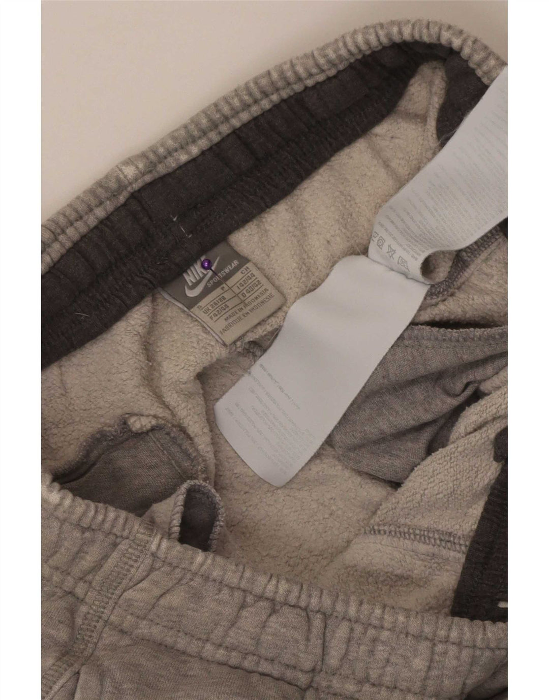 Nike Herren-Trainingshose, Jogginghose, Größe S, graue Baumwolle