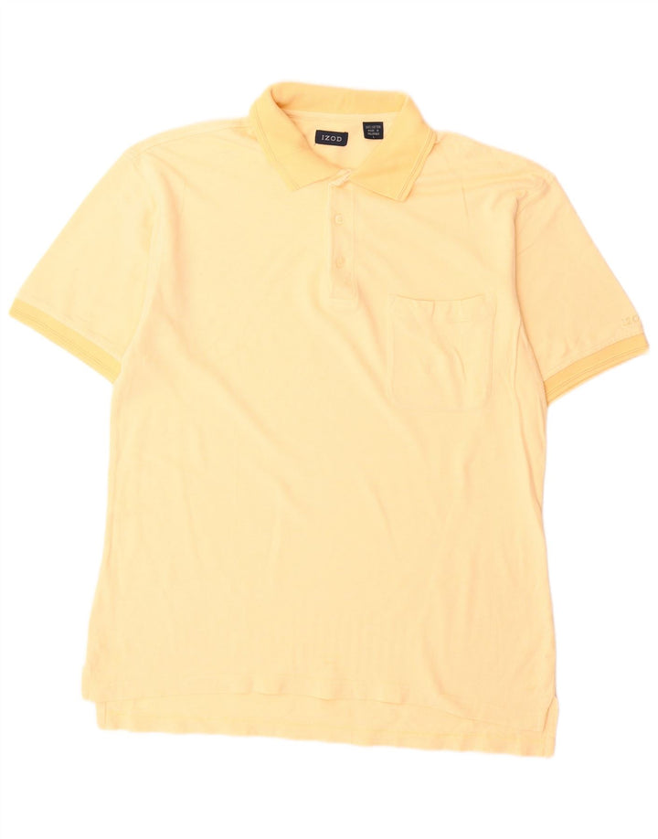 Izod Herren-Poloshirt, groß, gelbe Baumwolle