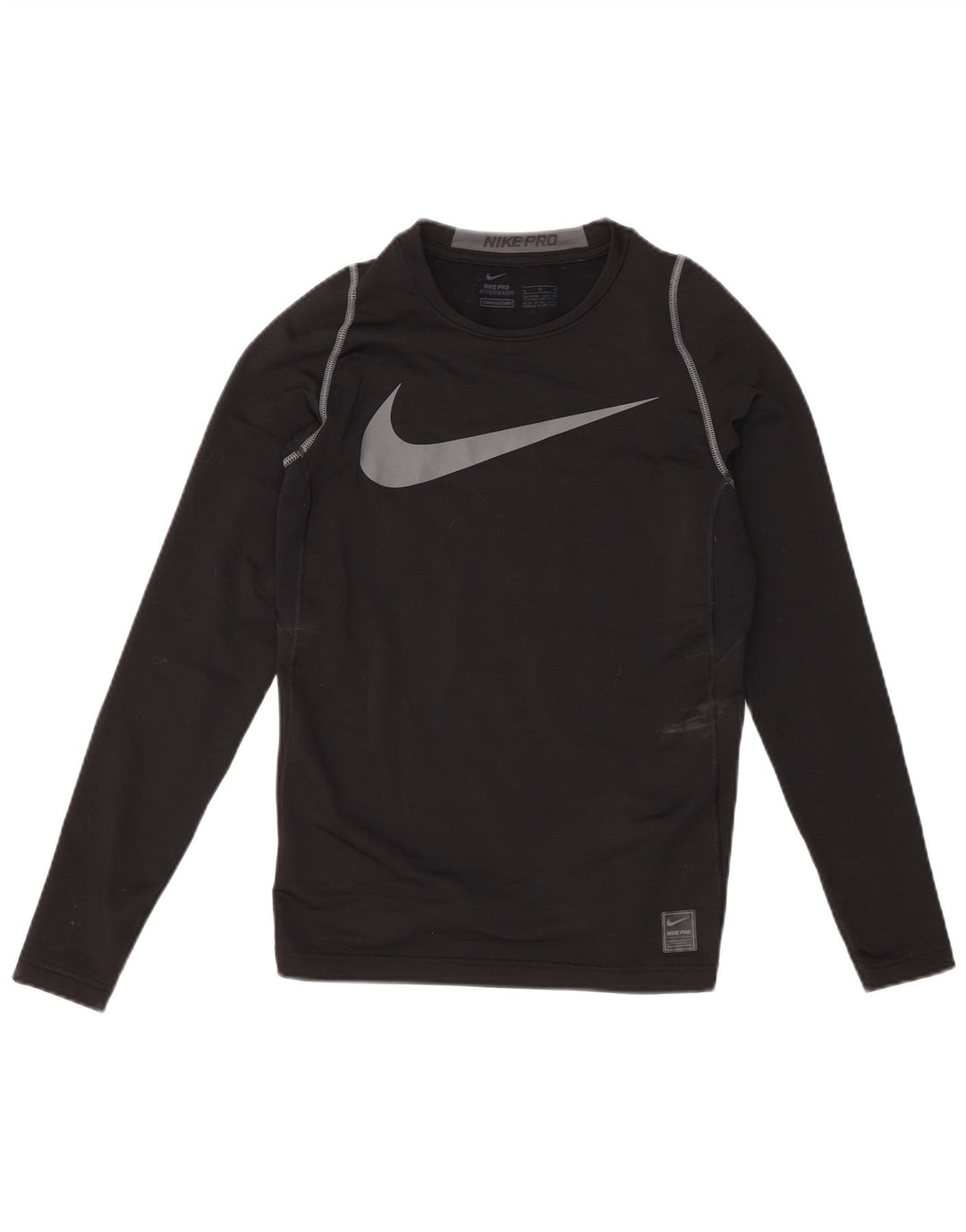 Nike Jungen Graphic Top Langarm 13–14 Jahre XL Schwarz