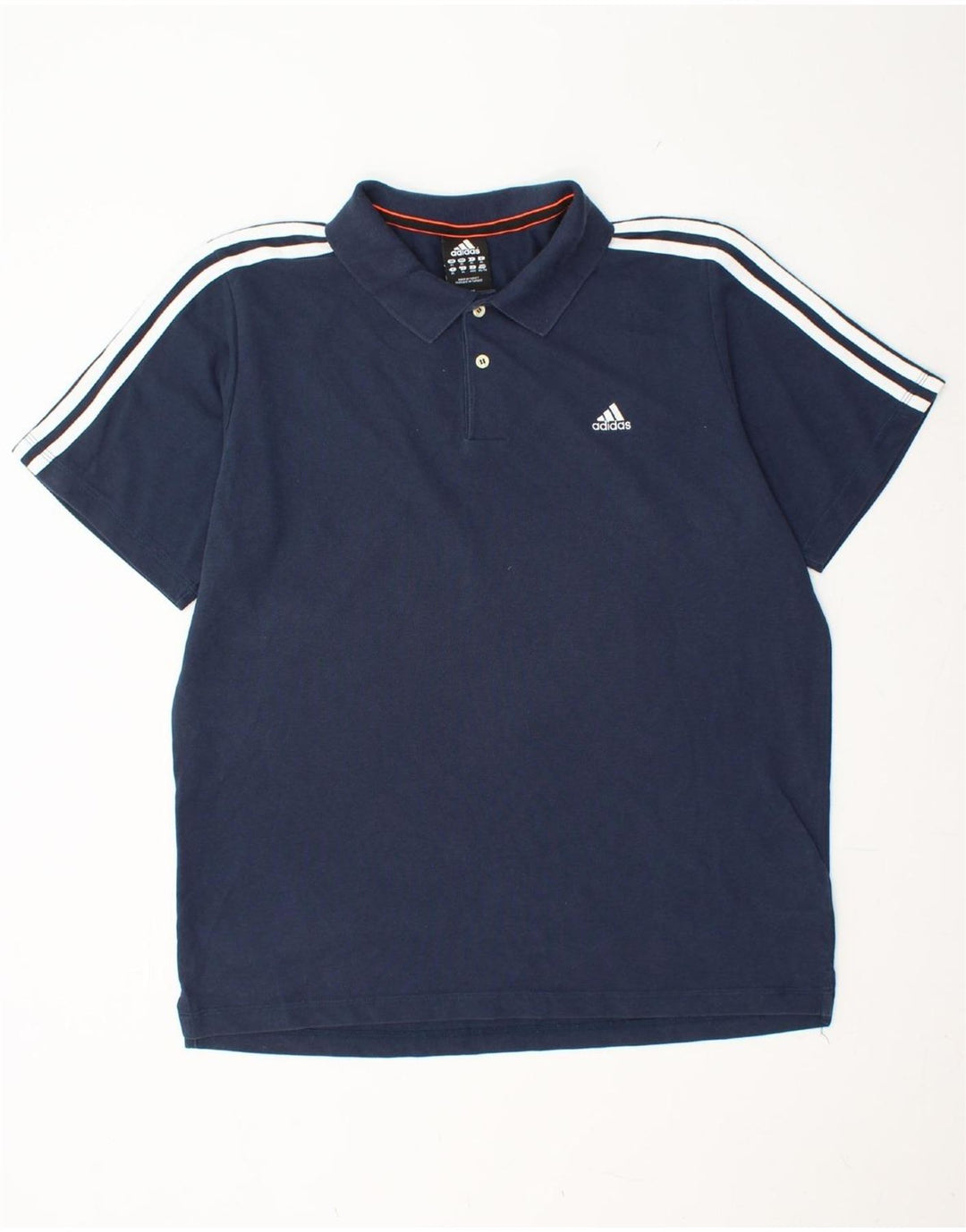 ADIDAS Herren Climalite Poloshirt XL Marineblau Baumwolle
