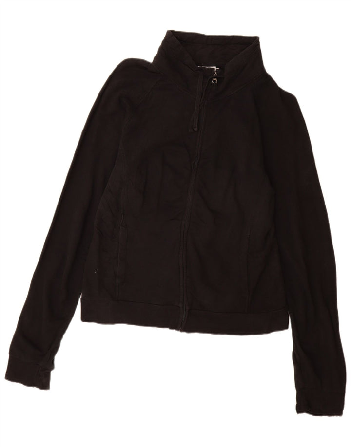 Champion Damen-Trainingsanzug-Top-Jacke, UK 14, Größe L, Schwarz