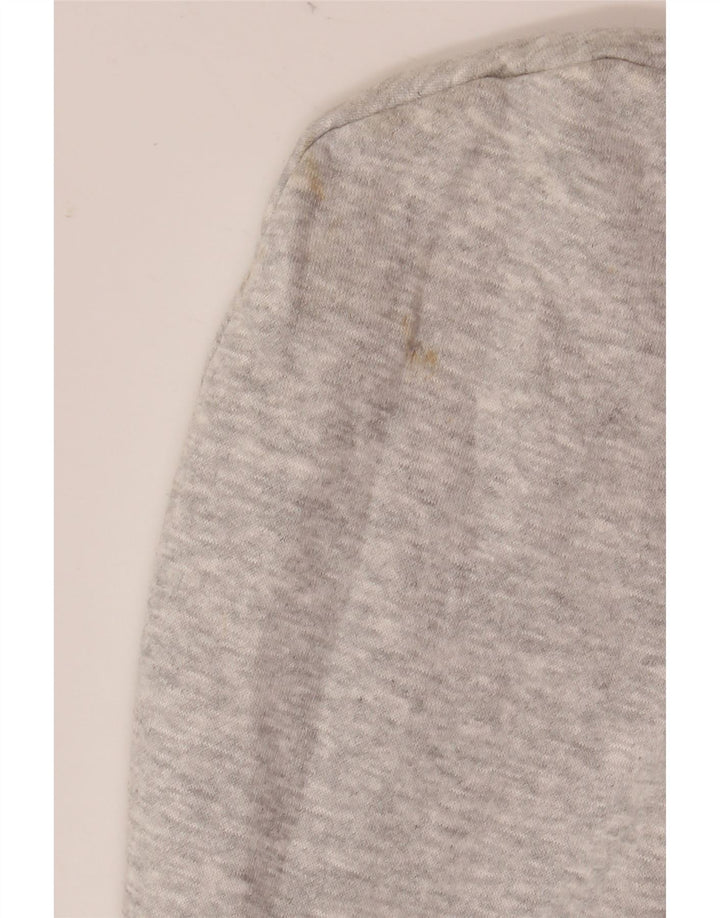 French Connection Herren-Kapuzenpullover, klein, grau gefleckte Baumwolle