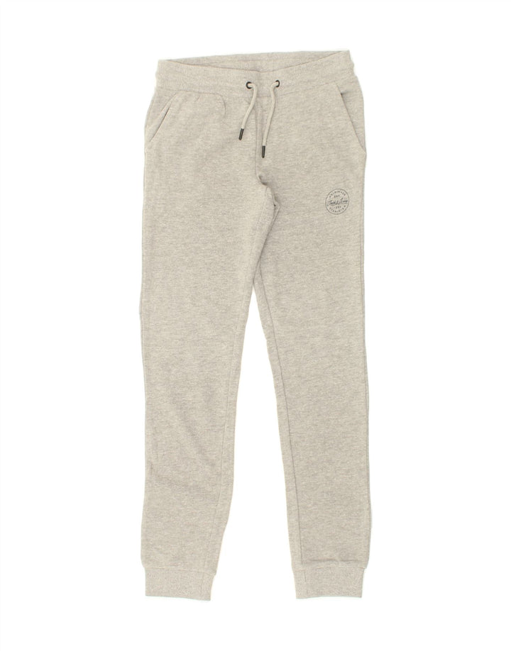 JACK & JONES Boys Tracksuit Trousers Joggers 12-13 Years  Grey Vintage Jack & Jones and Second-Hand Jack & Jones from Messina Hembry 