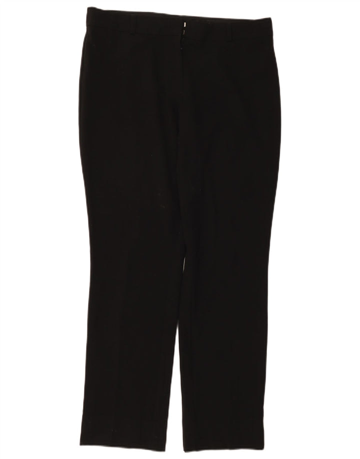 Marks & Spencer Slim Chino-Hose für Damen, UK 12, M, W32, L29, Schwarz