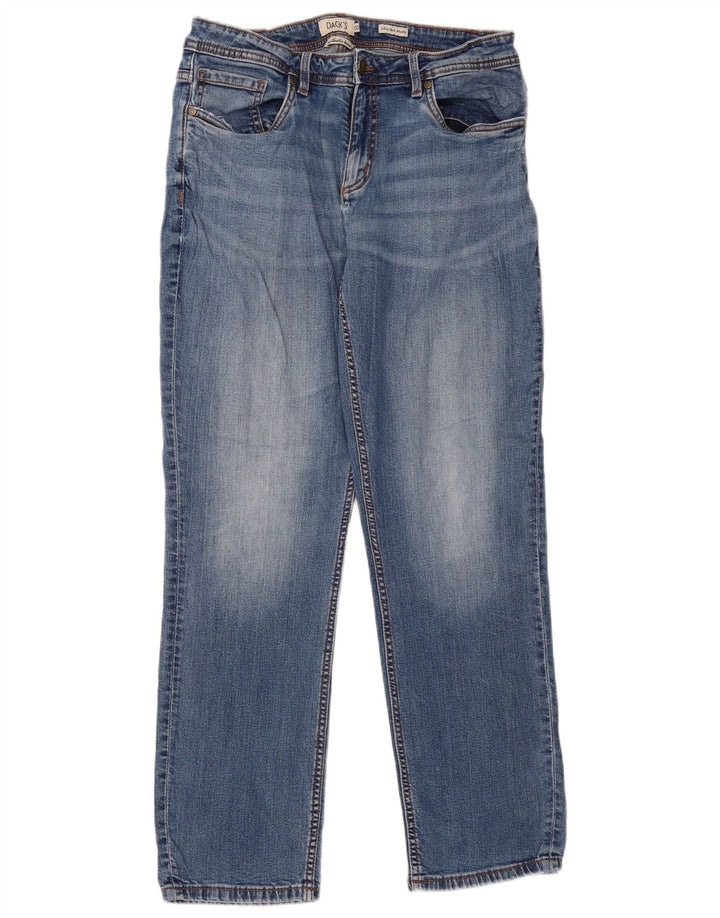Dack's Herren Straight Jeans IT 50 Large W32 L31 Blau