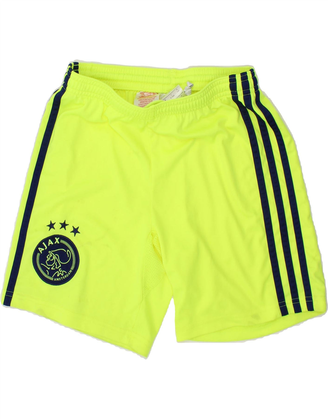 ADIDAS Boys Ajax Sport Shorts 9-10 Years Yellow Polyester Vintage Adidas and Second-Hand Adidas from Messina Hembry 