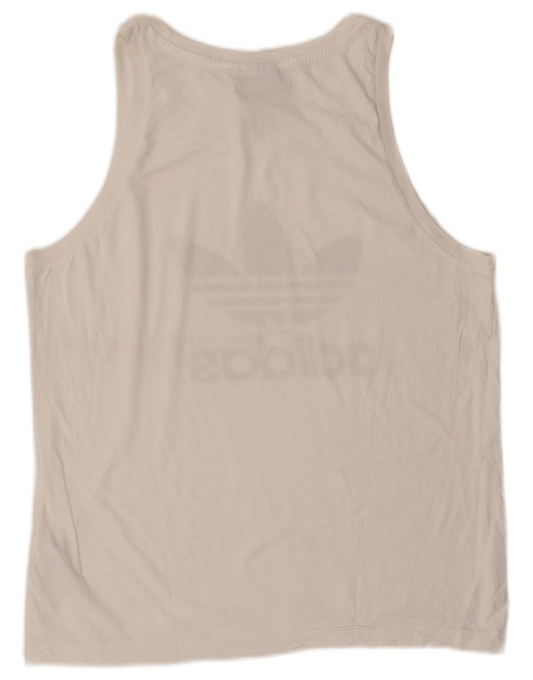 Adidas Herren Graphic Vest Top Mittelweiße Baumwolle
