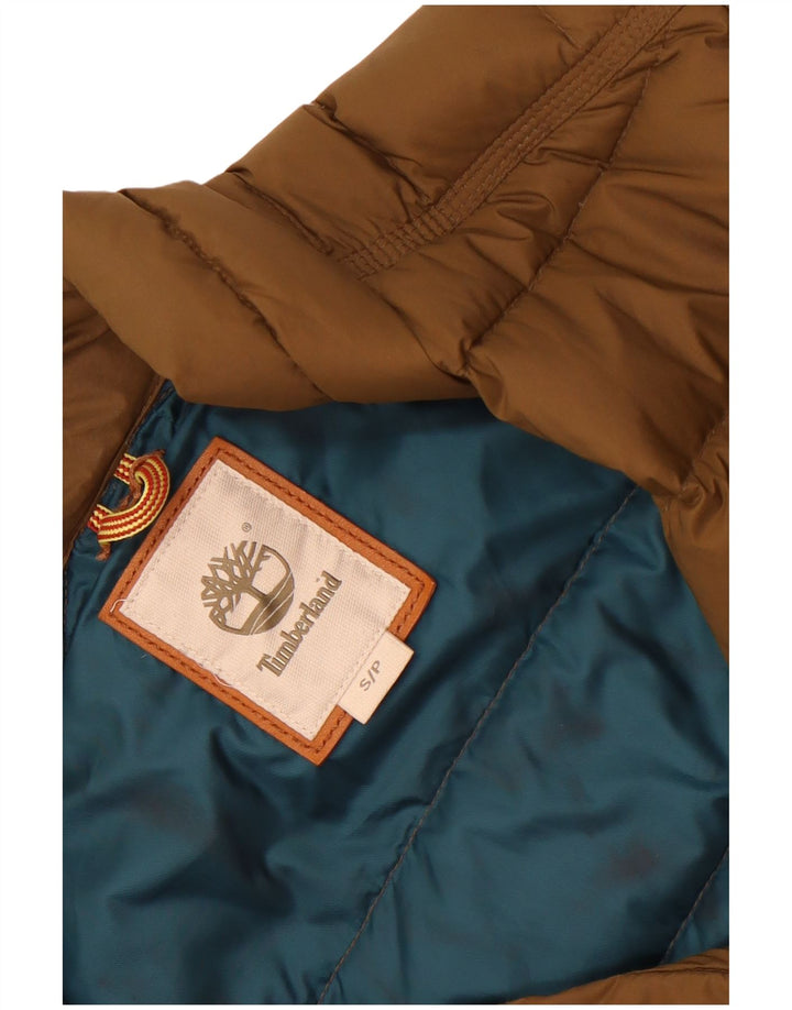 Timberland Herren Wattierte Jacke UK 36 Small Braun