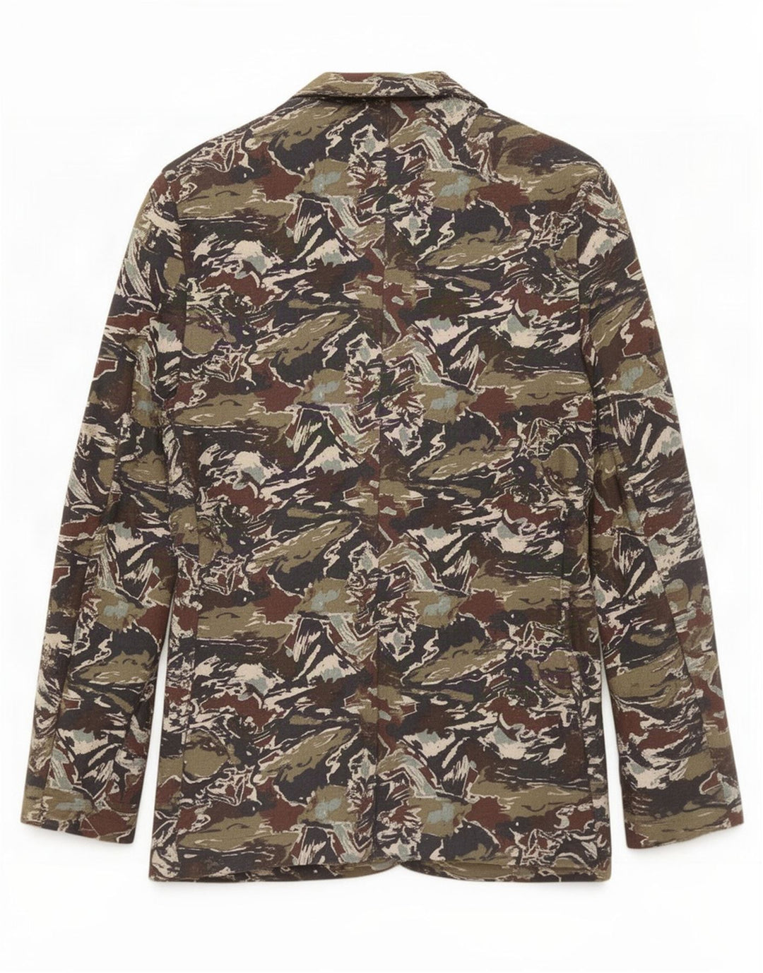 Zara Herren-Blazer mit abstraktem Muster, Gr. 36, klein, mehrfarbig