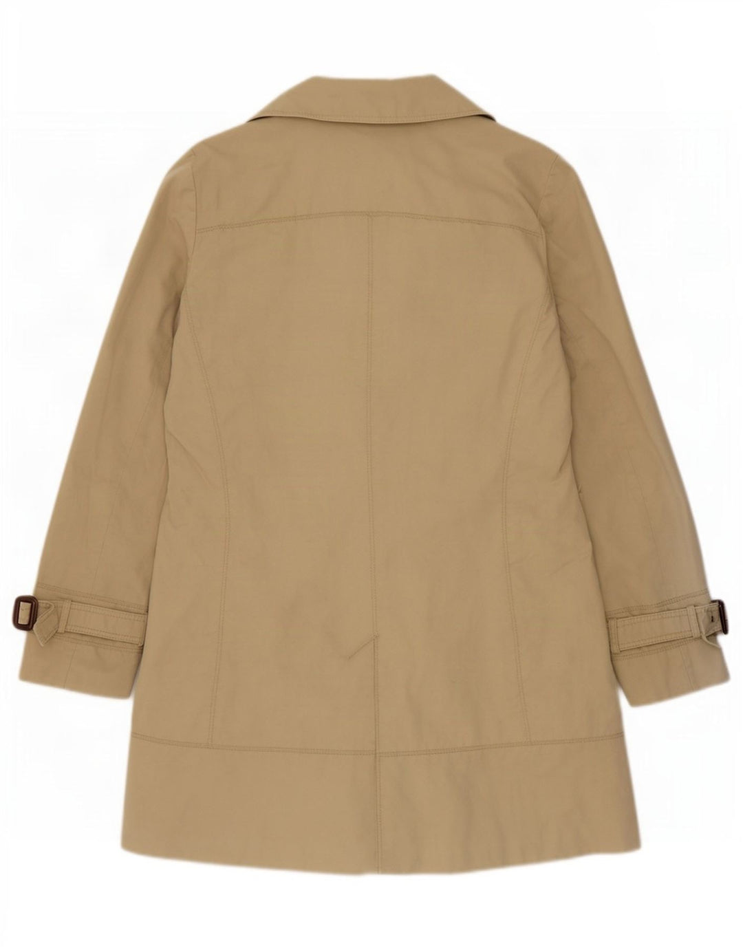 Zara Damen Trenchcoat UK 16 Large Beige Baumwolle
