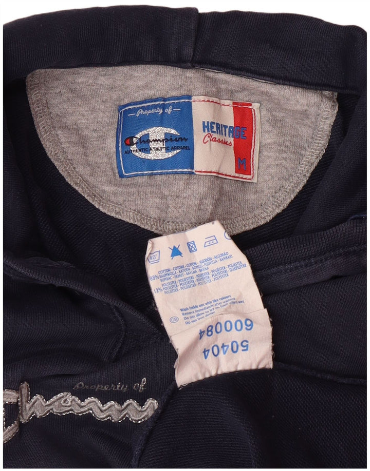 CHAMPION Damen Heritage Classics Kapuzenpullover UK 12 Medium Marineblau