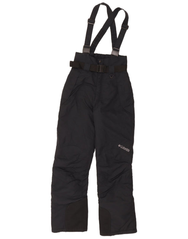 Columbia Damen Latzhose Skihose UK 10 Small Schwarz Colourblock