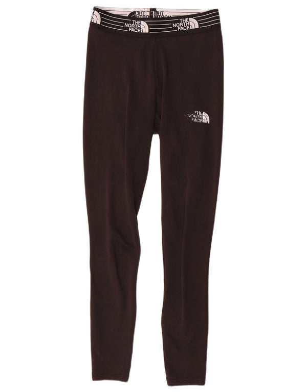The North Face Womens Graphic Leggings UK 6 XS Schwarz Baumwolle