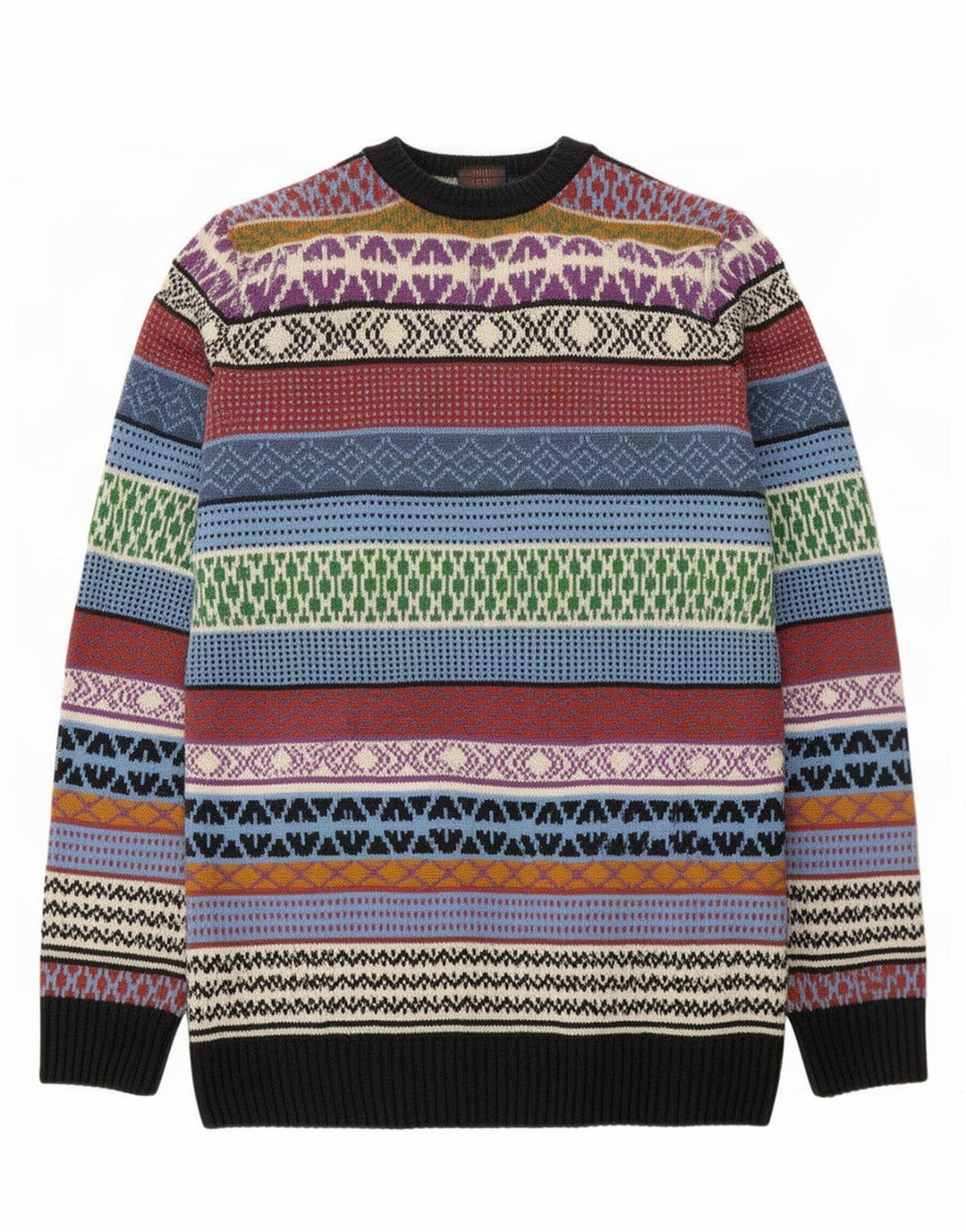 Catalina Herren-Pullover mit V-Ausschnitt, klein, mehrfarbig, geometrisch