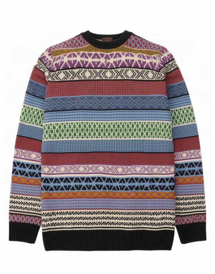 Catalina Herren-Pullover mit V-Ausschnitt, klein, mehrfarbig, geometrisch