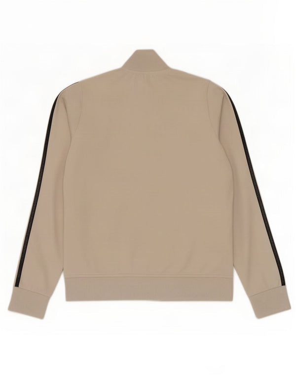 Kappa Damen-Trainingsanzug-Oberteiljacke UK 10 Small Beige Polyester