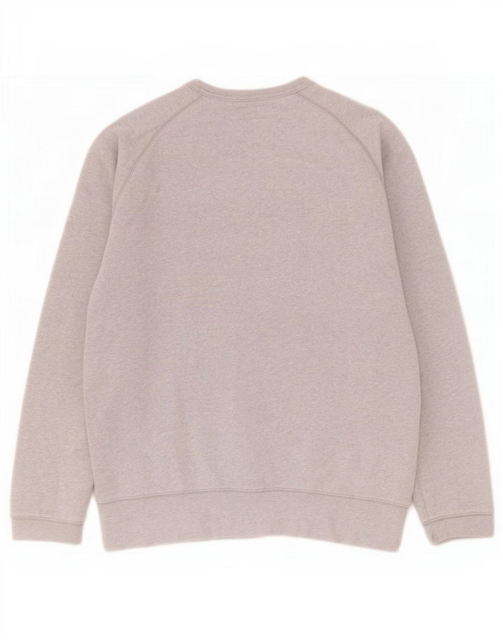 Levi's Herren-Sweatshirt-Pullover aus mittelgrauer Baumwolle