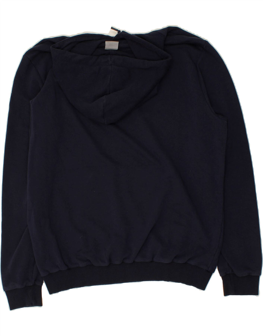 PUMA Mens Graphic Hoodie Jumper Medium Navy Blue Vintage Puma and Second-Hand Puma from Messina Hembry 