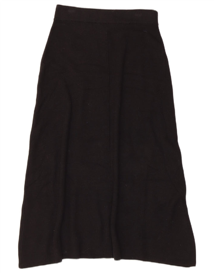 Zara Damen-Strickrock, ausgestellt, Größe S, W26, Schwarz