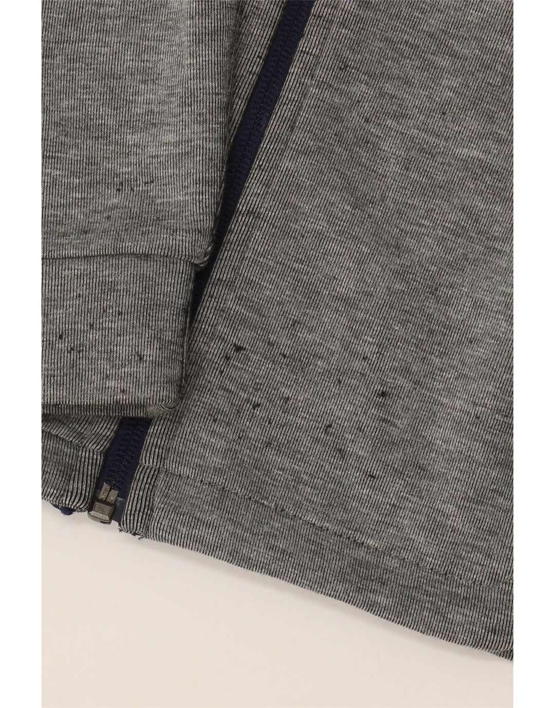 PUMA Jungen-Kapuzenpullover mit grafischem Reißverschluss, 9–10 Jahre, graues Farbblock-Polyester