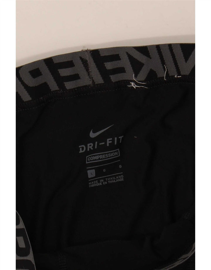 Nike Herren Dri Fit Grafik-Leggings, Größe L, Schwarz