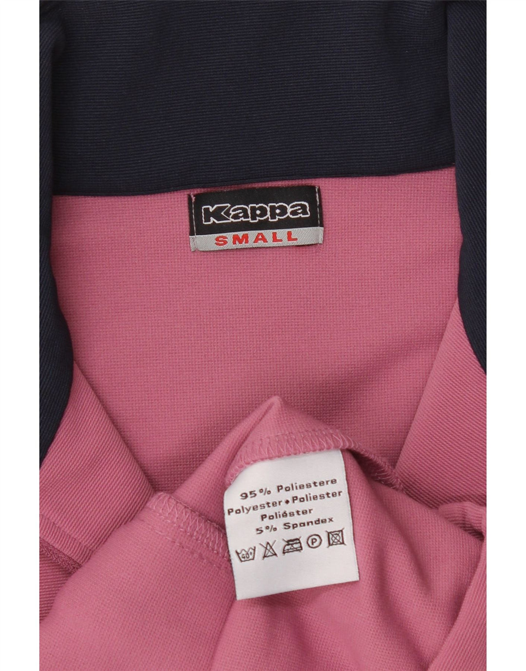 Kappa Damen-Trainingsanzug-Oberteiljacke UK 10 Small Rosa Colourblock-Polyester