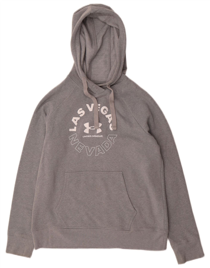 Under Armour Herren Nevada Graphic Hoodie Pullover mittelgraue Baumwolle