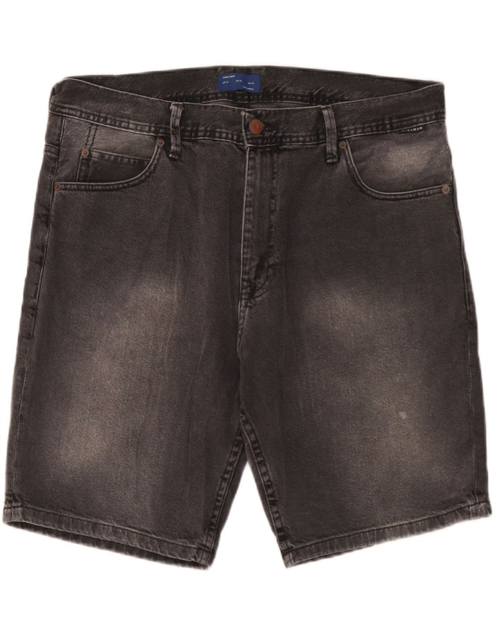 Zara Herren Jeansshorts EU 46 XL W36 Grau