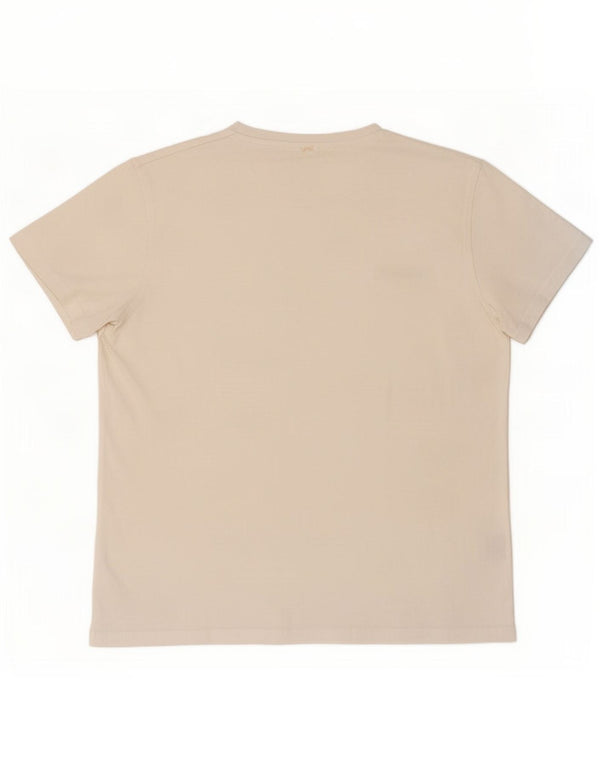 Pierre Cardin Herren T-Shirt Top aus mittelweißer Baumwolle