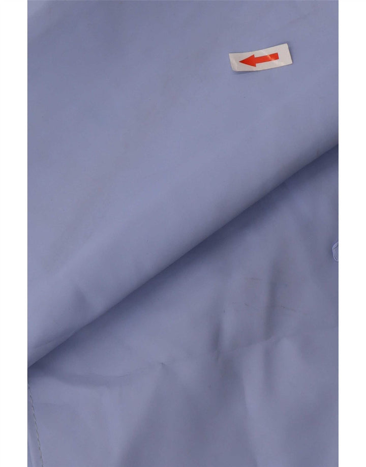 Stutterheim Herren-Regenmantel mit Kapuze, UK 40, Größe L, Blau, Baumwolle