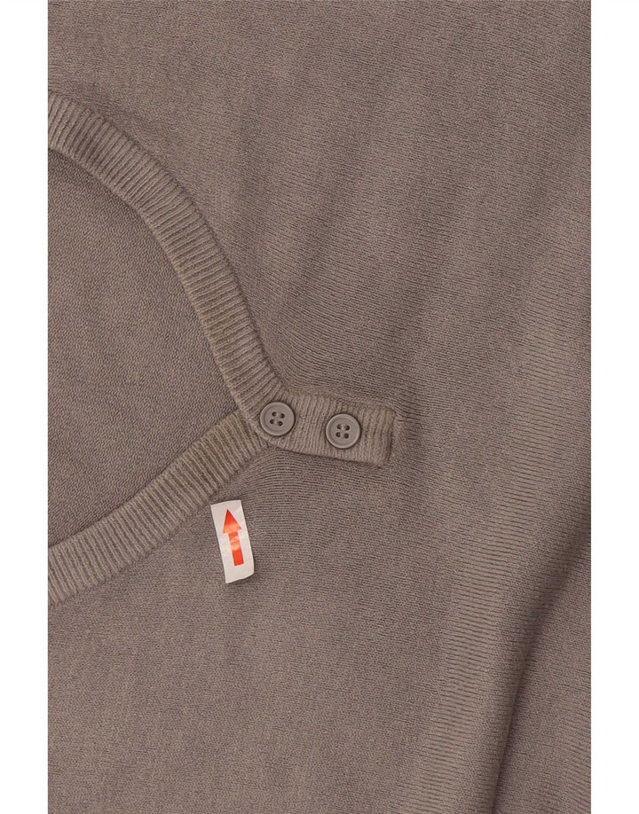 Marks & Spencer Herren-Pullover mit V-Ausschnitt, groß, Acryl, Grau