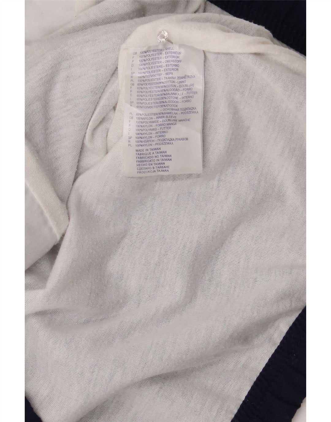 Reebok Damen-Trainingsanzug-Top-Jacke, UK 12, mittleres Marineblau, Farbblock