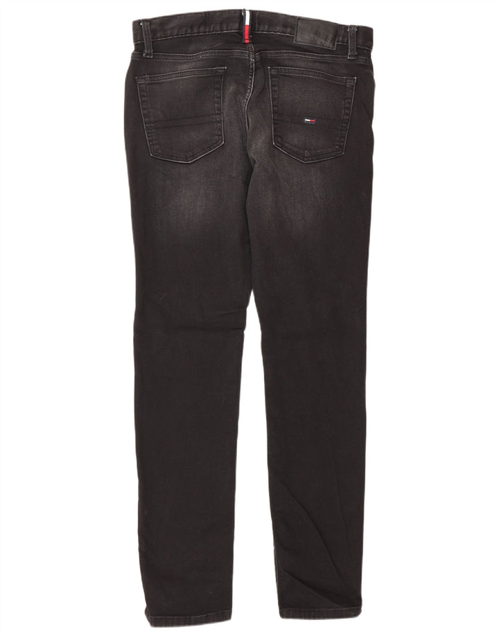 Tommy Hilfiger Herren Skinny Jeans W32 L32 Graue Baumwolle