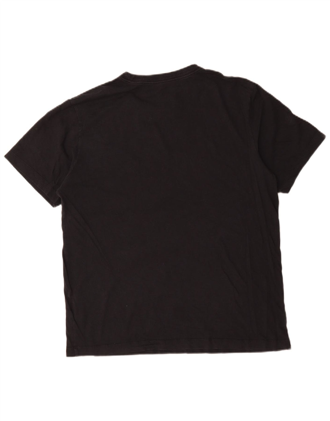 Nike Herren T-Shirt Top Large Schwarz Baumwolle