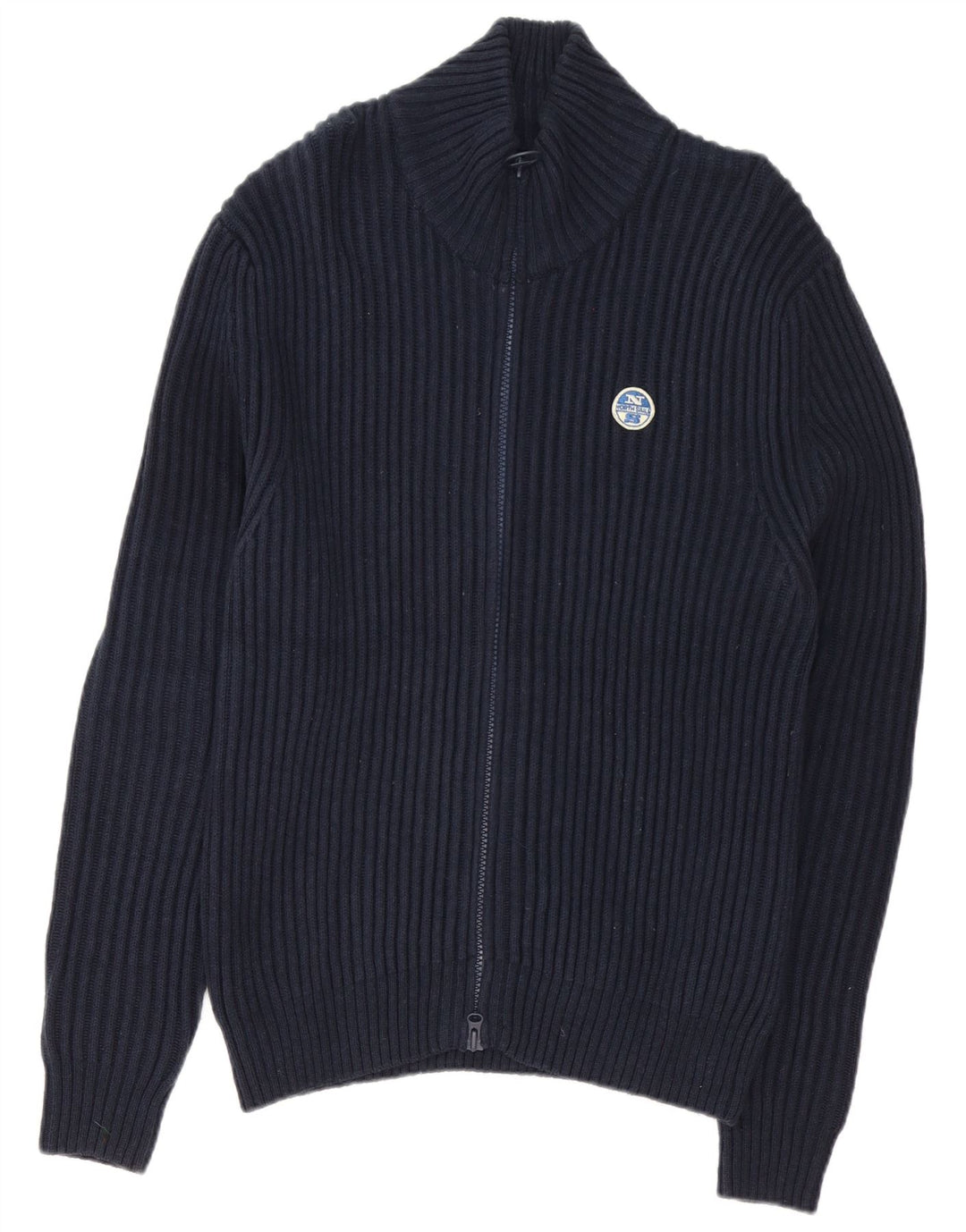 North Sails Herren-Strickjacke XL aus marineblauer Baumwolle