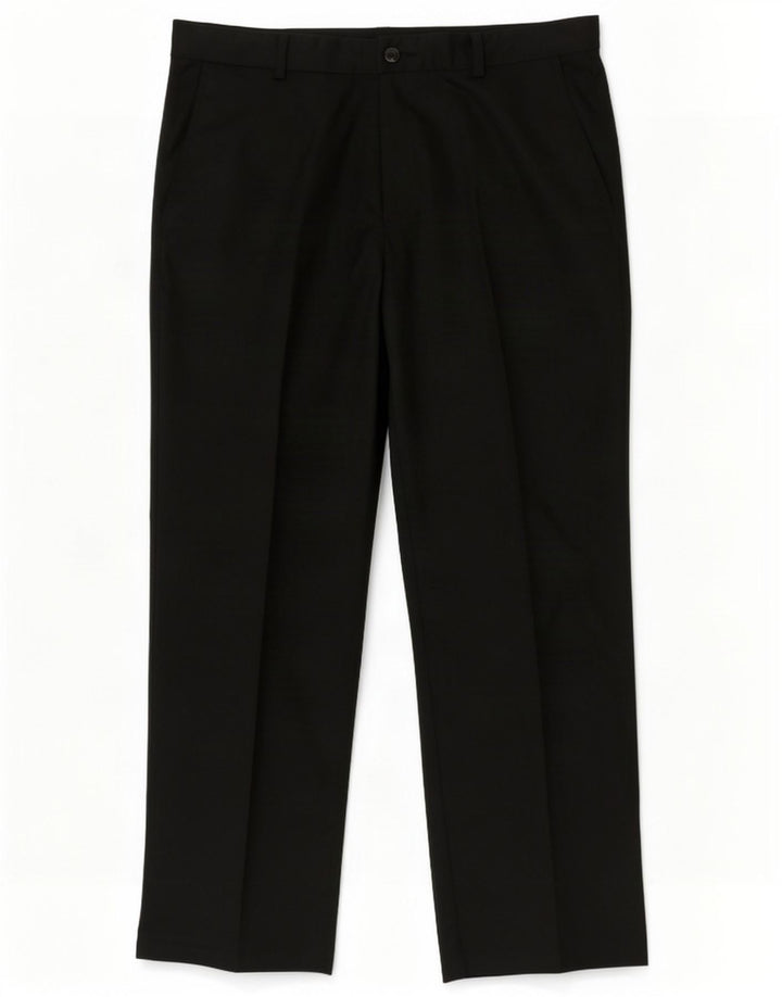 Adidas Herren Climalite Straight Chino Hose W36 L32 Schwarz Polyester