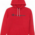 Champion Herren-Kapuzenpullover mit Grafik, mittelrote Baumwolle