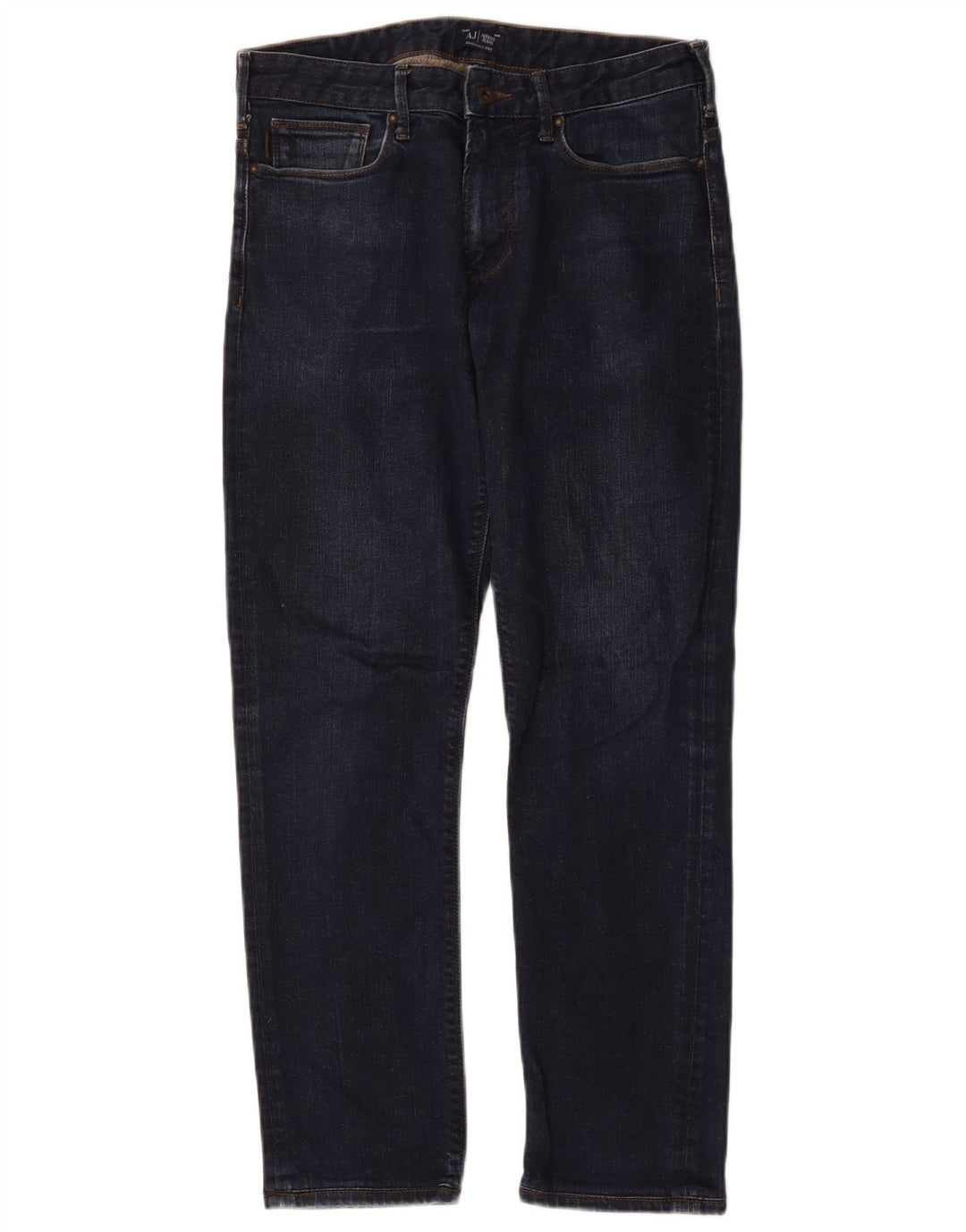Armani Herren Slim Jeans W30 L28 Marineblau Baumwolle