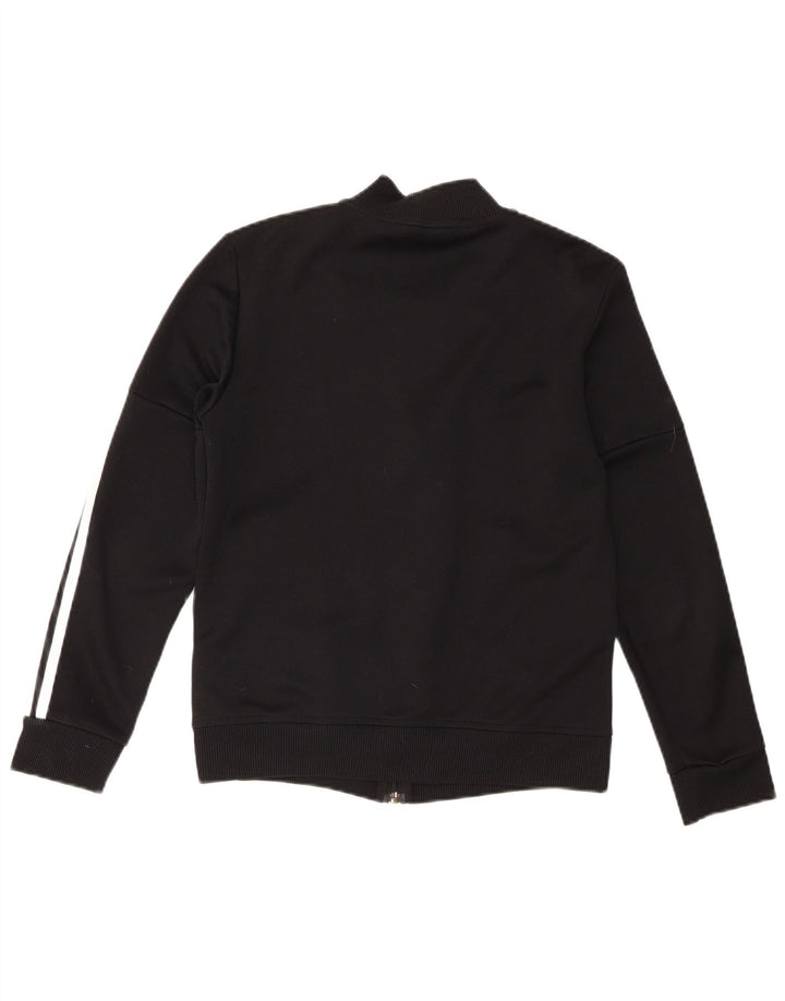 Adidas Damen Trainingsanzug Top Jacke UK 8/10 Small Schwarz Colourblock