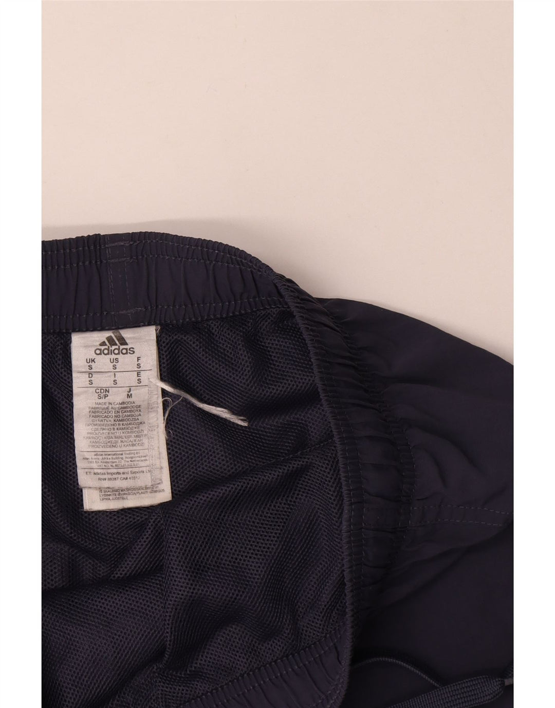 Adidas Herren Sport Shorts Small Marineblau Polyester
