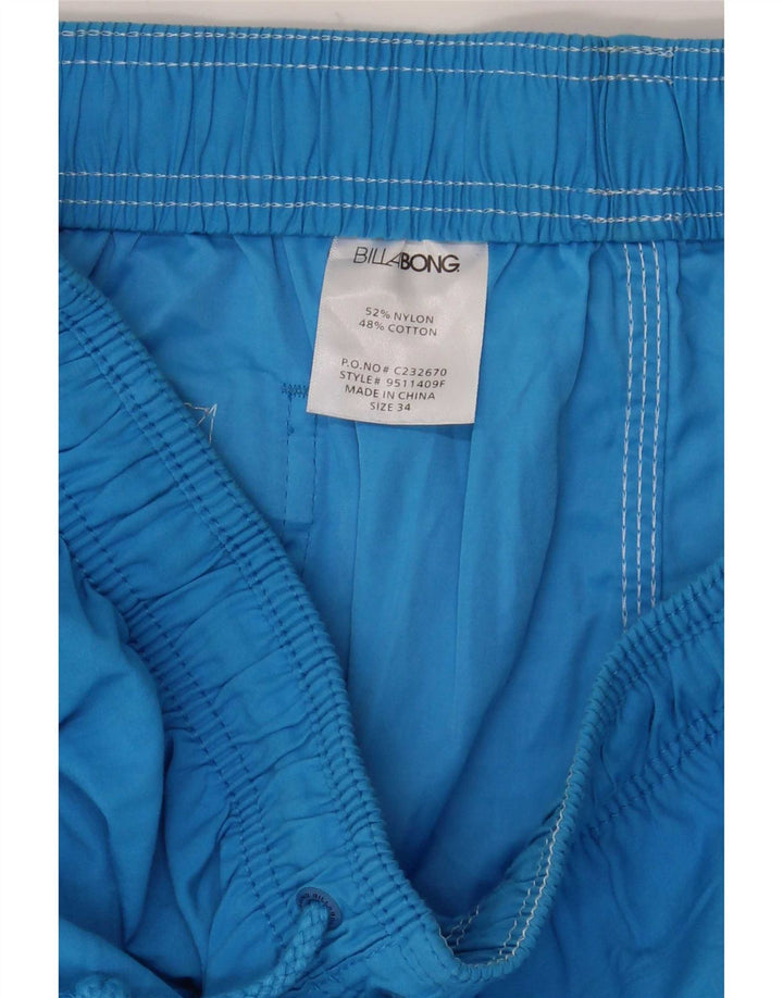 Billabong Herren-Badeshorts, groß, blaues Nylon