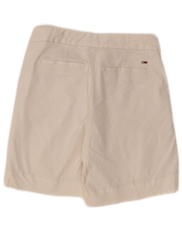 TOMMY HILFIGER Damen Chinoshorts W26 Small Off White Baumwolle