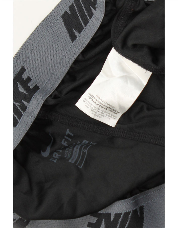 Nike Herren Dri Fit Graphic Sportshorts, groß, aus schwarzem Polyester