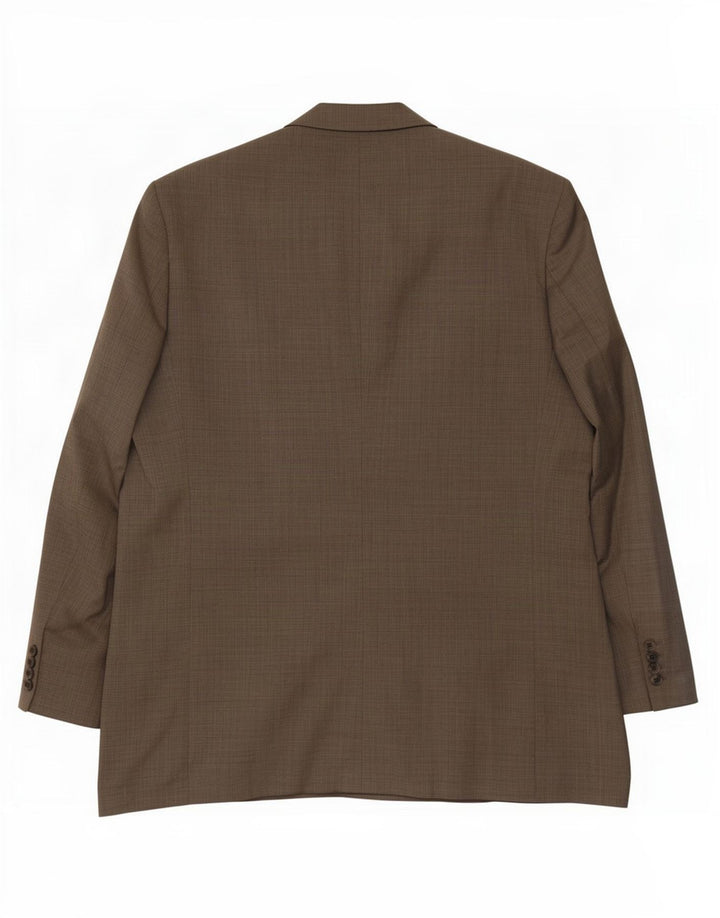 Marks & Spencer Herren-Blazer mit 3 Knöpfen, UK 48, 2XL, beige Wolle