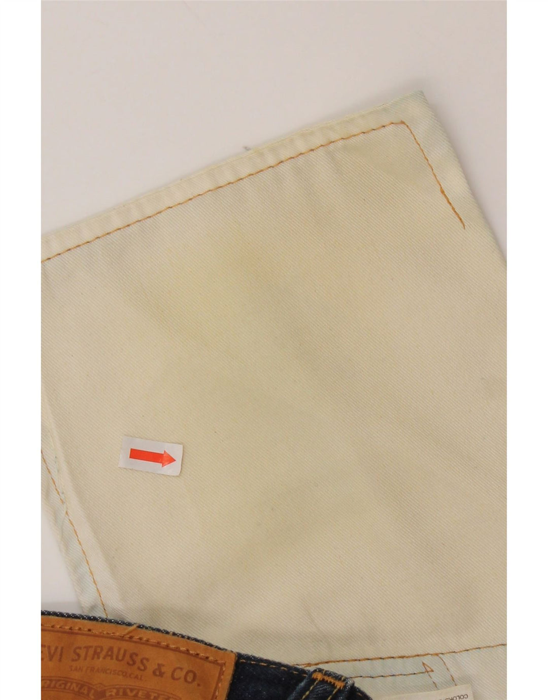 Levi's Herren 502 Tapered Jeans W32 L32 Marineblau Baumwolle