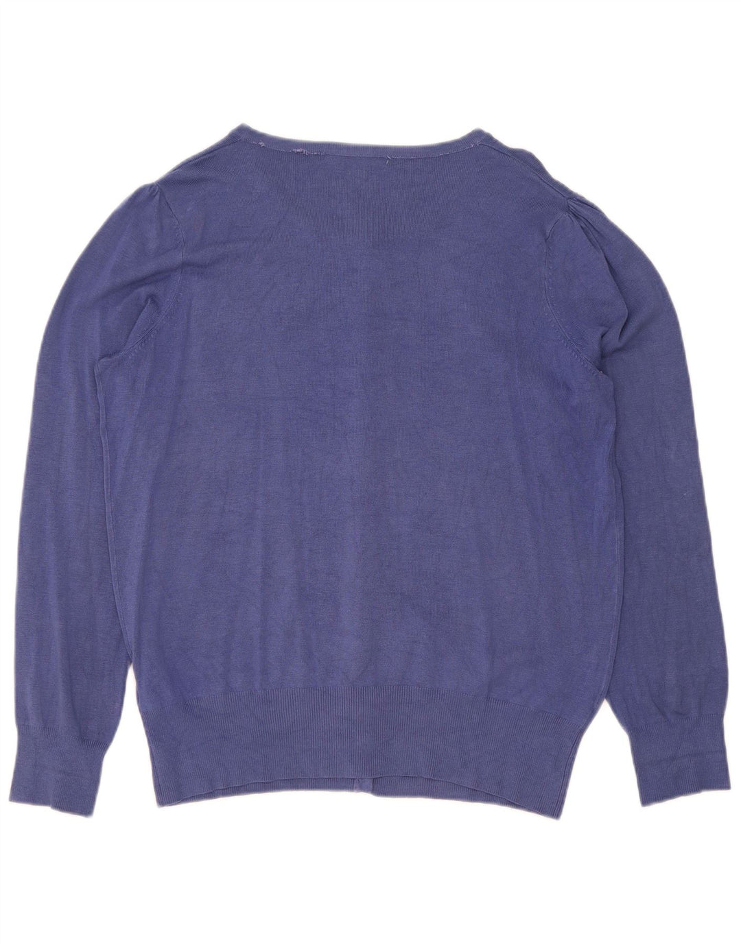 Marks & Spencer Damen-Cardigan-Pullover UK 16 Große blaue Viskose
