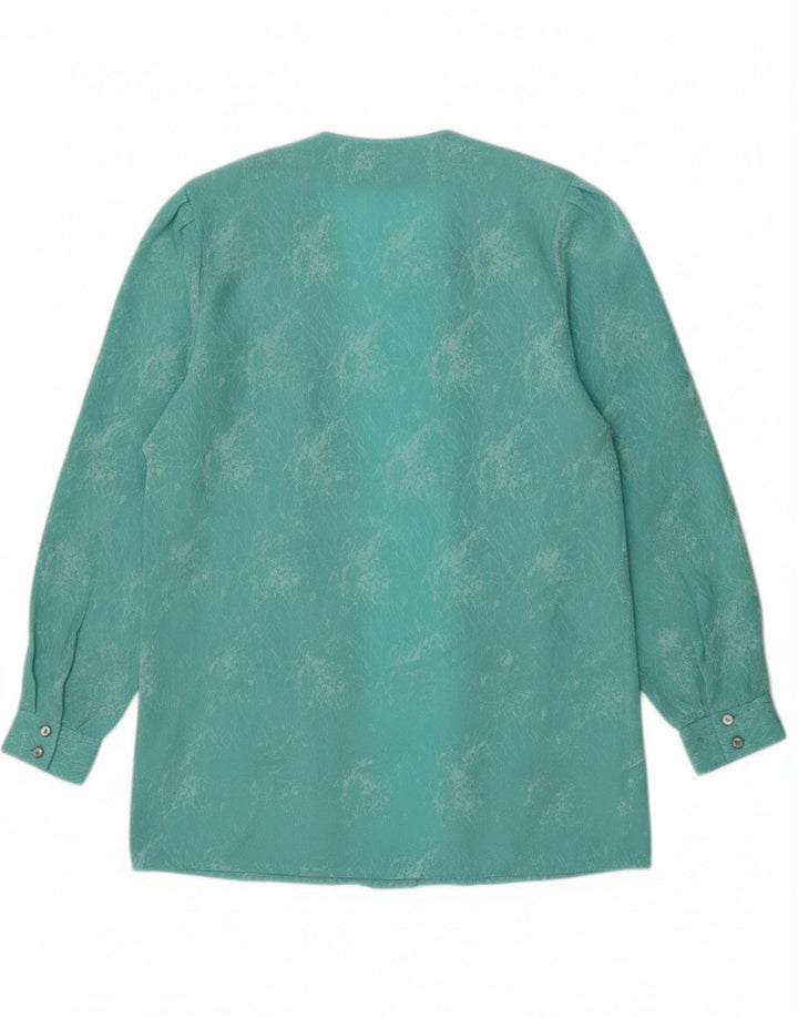 VINTAGE Womens Oversized Cardigan Top EU 36/38 Small Turquoise Vintage Vintage and Second-Hand Vintage from Messina Hembry 