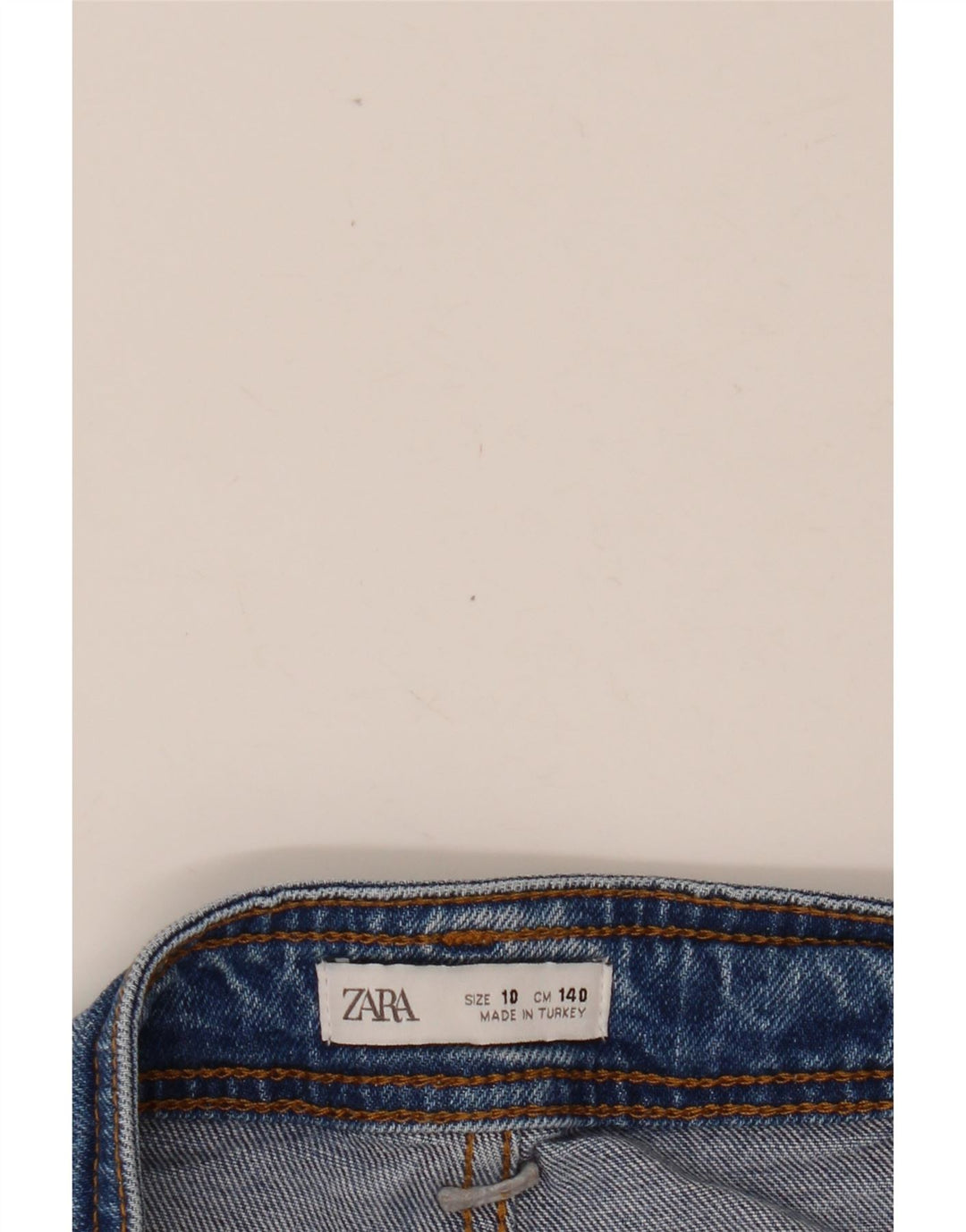 ZARA Mädchen-Jeans mit weitem Bein, 9–10 Jahre, W24, L22, Blau
