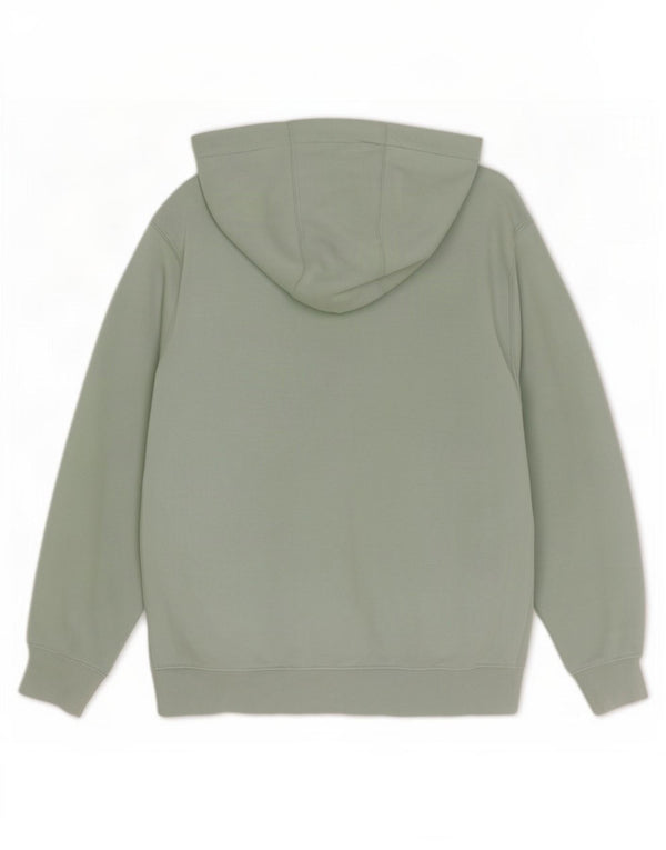 Nike Herren Kapuzenpullover aus mittelgrüner Baumwolle